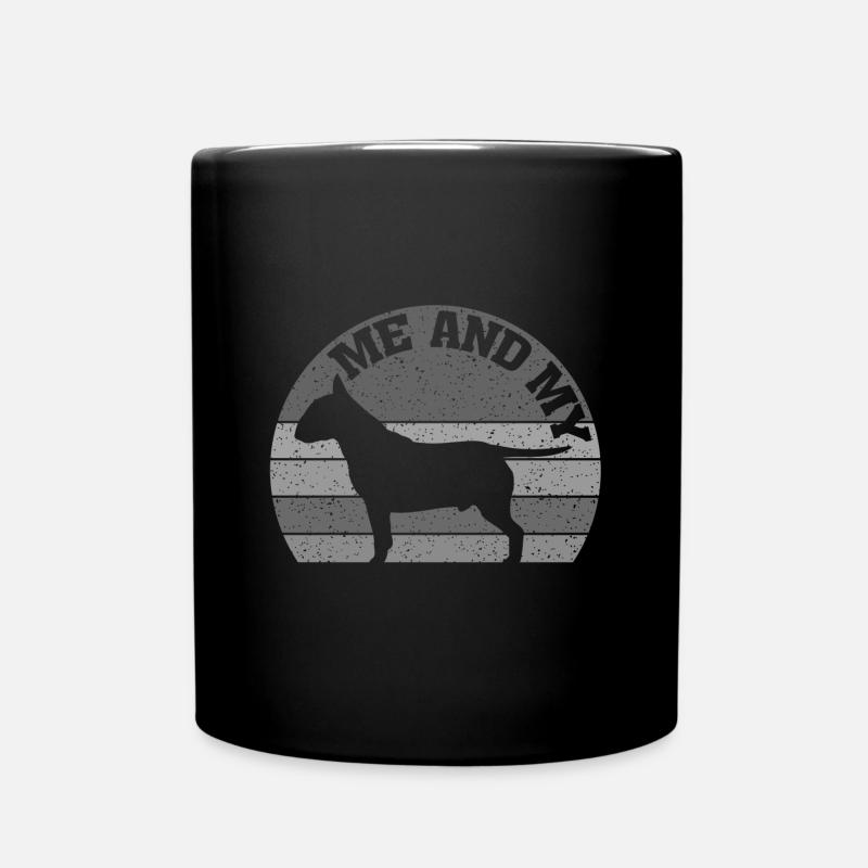 Me and my Bull Terrier | Mein Bullterrier - Tasse einfarbig - Schwarz