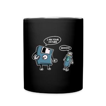 Disque USB Drôle de technologie de l’information - Mug uni - noir - Devant