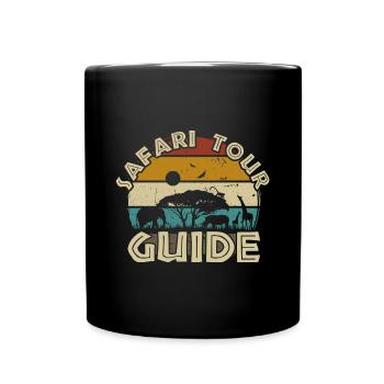 Safari Tour Guide Costume Africa Zoo Tour Tour - Mug uni - noir - Devant