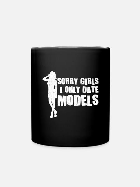 Model Only dates Models Modelmaße - Tasse einfarbig - Schwarz