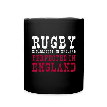 Le rugby perfectionné en Angleterre Le rugby - Mug uni - noir - Devant