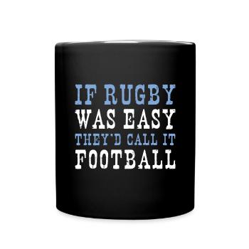 Rugby facile Ils l’appelleraient Football Argentine Rugby - Mug uni - noir - Devant