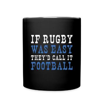 Rugby facile Ils l’appelleraient Football Uruguay Rugby - Mug uni - noir - Devant