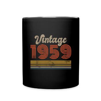 Anniversaire Vintage 1959 Édition Limitée - 1959 - Mug uni - noir - Devant