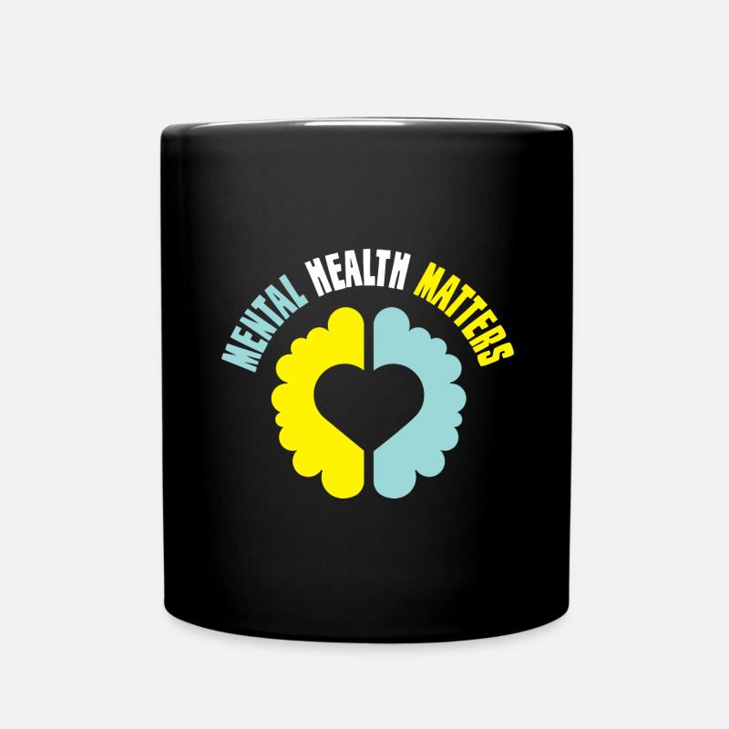 Selbstheilung Meditation Yoga - Tasse einfarbig - Schwarz