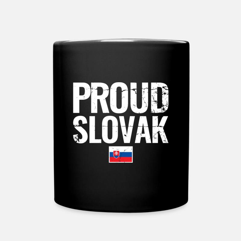 Fier Slovaque Slovaquie Drapeau slovaque Slovaque - Mug uni - noir