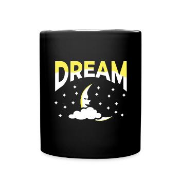 Rêve Vie de rêve Vivez votre rêve - Mug uni - noir - Devant