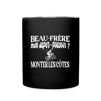 Beau-frère t-shirt vélo cycliste humoristique - Mug uni - noir - Devant