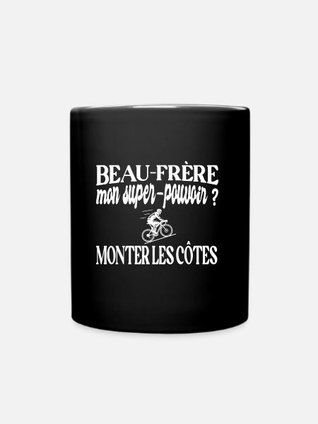Beau-frère t-shirt vélo cycliste humoristique - Mug uni - noir