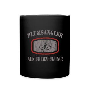 Pêche - Mug uni - noir - Devant