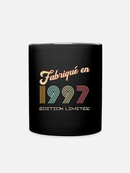 Fabriqué en 1997 vintage Homme Anniversaire - Mug uni - noir