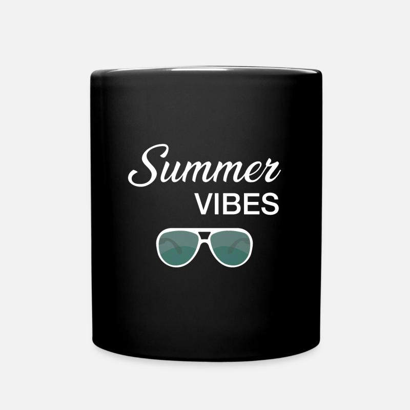 Summer Vibes - Full Colour Mug - black
