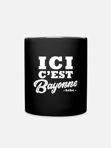 Bayonne bayonne bayonnais - Mug uni - noir
