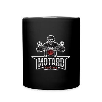 Motard for life - Mug uni - noir - Devant