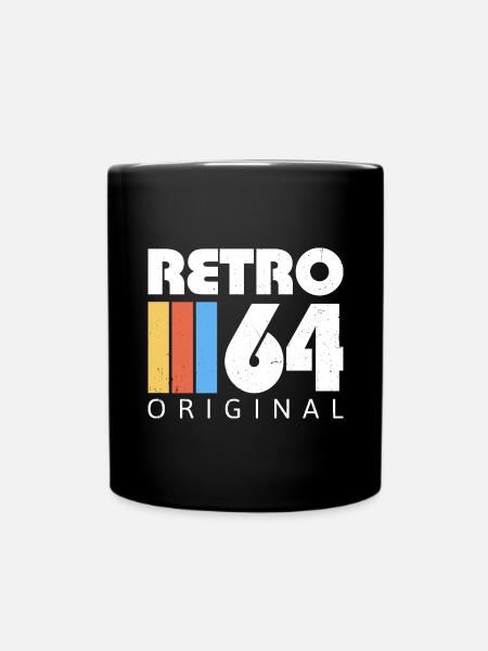 1964 Anniversaire Né En 1964 Rétro Vintage - Mug uni - noir
