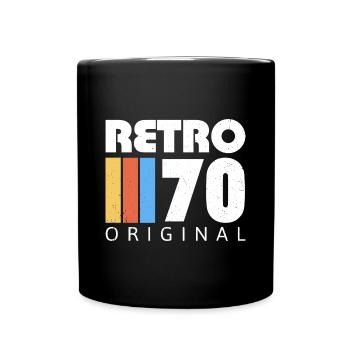 1970 Anniversaire Né En 1970 Rétro Vintage - Mug uni - noir - Devant