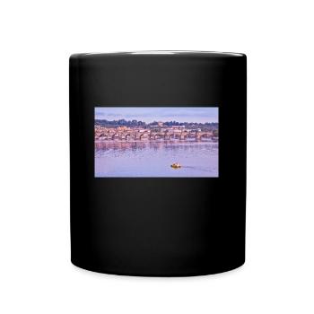 Prag Praha - Tasse einfarbig - Schwarz - Vorne
