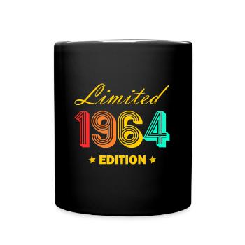 Edition Limitée 1964 Vintage Homme Geschnenkidee - Mug uni - noir - Devant