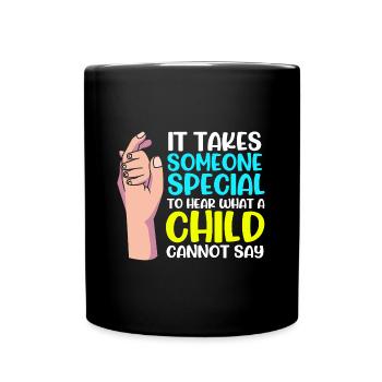 Speech Therapist Speech Therapist - Full Colour Mug - black - Front