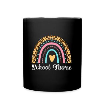 School Nurse Hospital Medicine - Full Colour Mug - black - Front