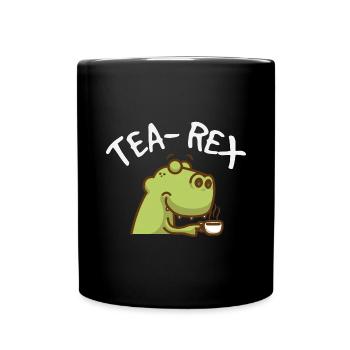 Thé Rex - Mug uni - noir - Devant