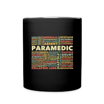 paramédical - Mug uni - noir - Devant