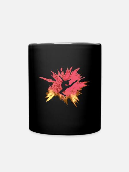 Competition gymnast - Full Colour Mug - black