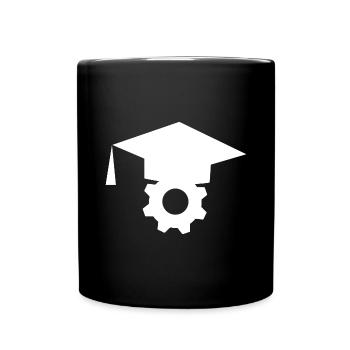Diplôme d'ingénieur en mécanique - Mug uni - noir - Devant
