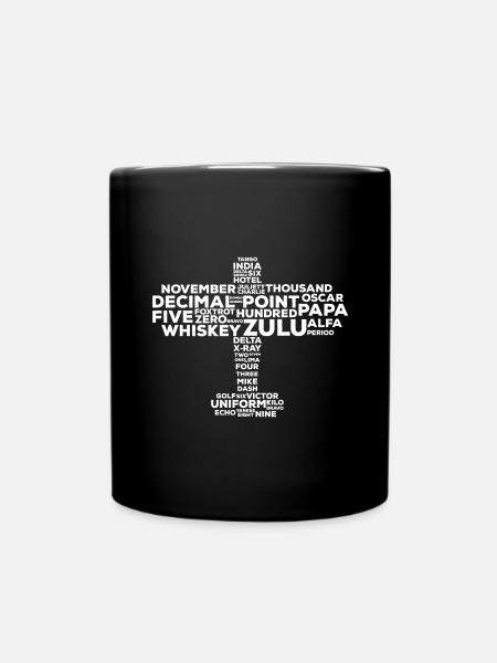 pilote - Mug uni - noir