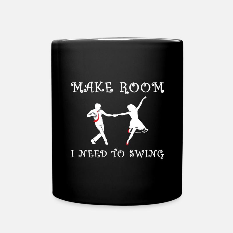 Danse swing - Mug uni - noir