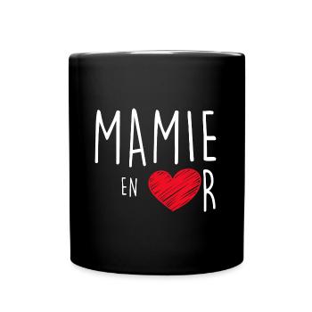 Mamie en or Pour Ma Grand-Mère D'Amour - Mug uni - noir - Devant