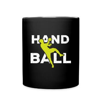 Handball HandballEur Ball Sport - Mug uni - noir - Devant