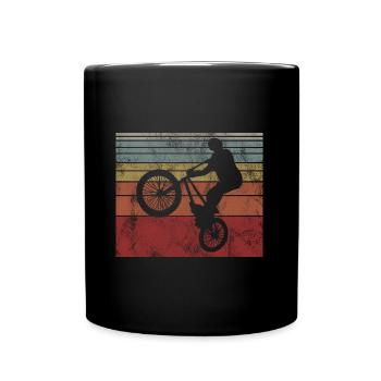 BMX Vélo Vélo Rétro Cadeau Vélo Motocross - Mug uni - noir - Devant