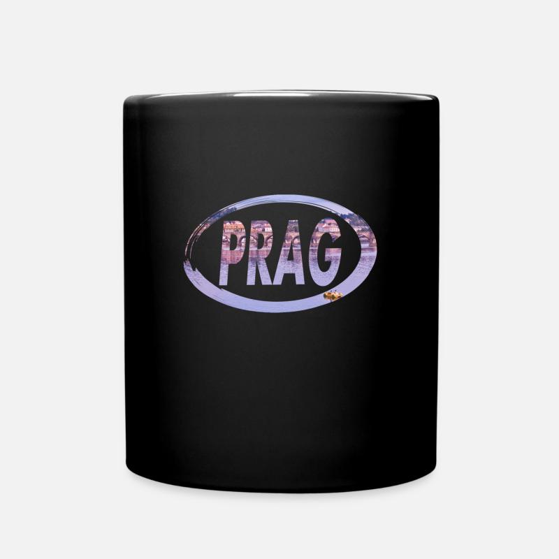 Praha Prag Tschechien - Tasse einfarbig - Schwarz