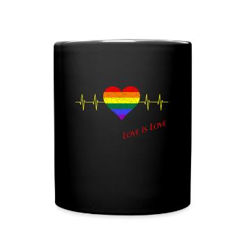 Lgbtq - Tasse einfarbig - Schwarz - Vorne