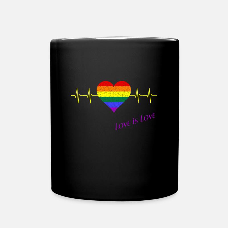 CSD, Pride Month, LGBTQ - Tasse einfarbig - Schwarz