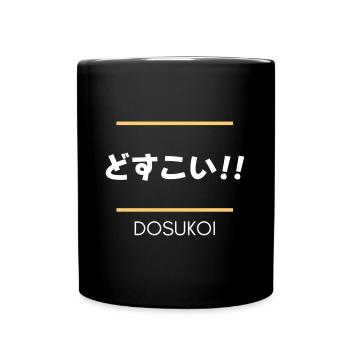 Dosukoi!! - Tasse einfarbig - Schwarz - Vorne