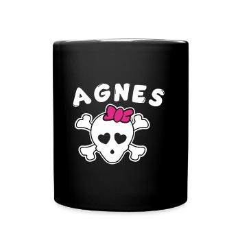 Pirate Agnes Design pour les filles et les femmes - Mug uni - noir - Devant