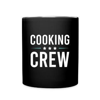 Cooking Crew - Tasse einfarbig - Schwarz - Vorne