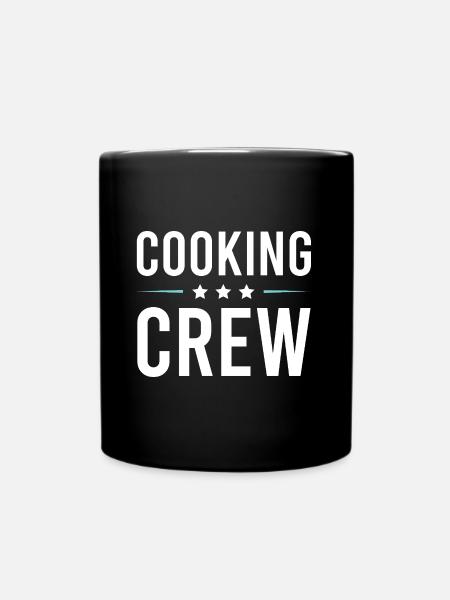 Cooking Crew - Tasse einfarbig - Schwarz