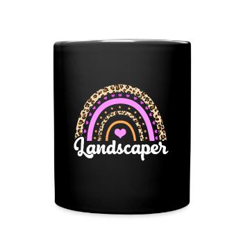Landscaper Gardener Garden Gardener - Full Colour Mug - black - Front