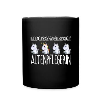 ALTENPFLEGERIN - Toll - Tasse einfarbig - Schwarz - Vorne