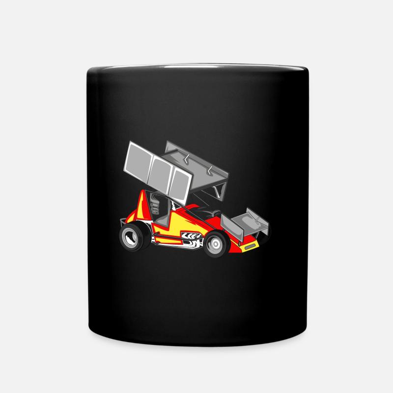 Racing car Car racing car - Full Colour Mug - black