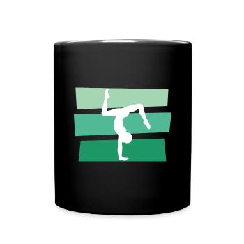 gymnast - Full Colour Mug - black - Front