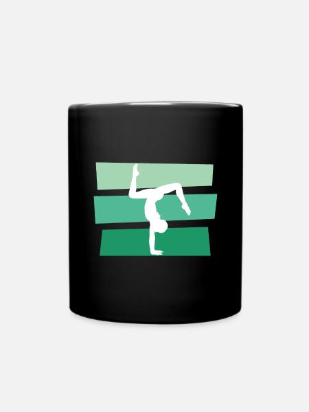 gymnast - Full Colour Mug - black