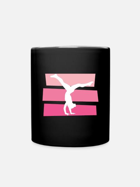gymnastics - Full Colour Mug - black