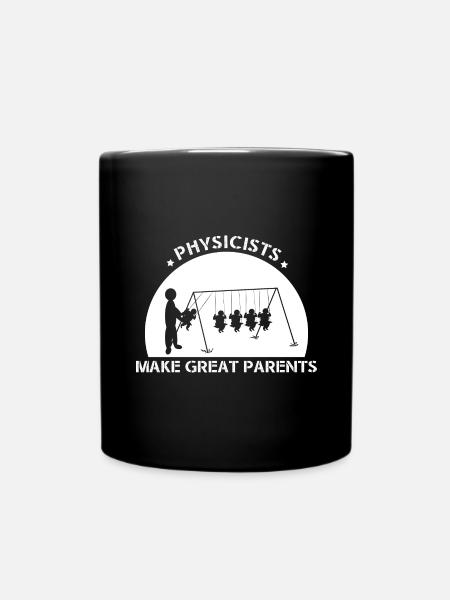 Physiker Eltern - Tasse einfarbig - Schwarz