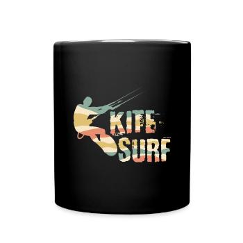 Kiting - Full Colour Mug - black - Front