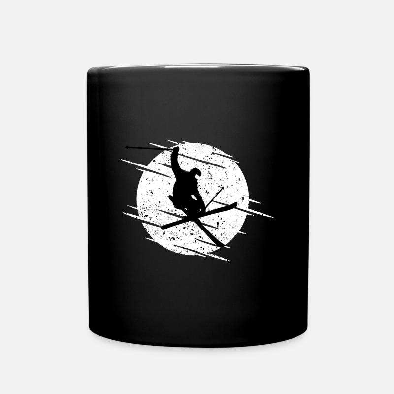Skieurs - Mug uni - noir