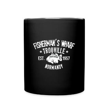 Fisherman s wharf Trouville Normandy - Mug uni - noir - Devant